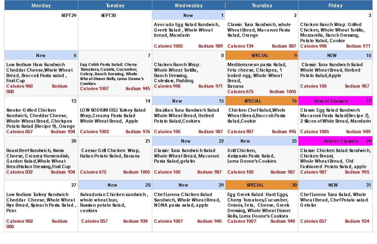 Senior Center Meal Sample StockPot Malden