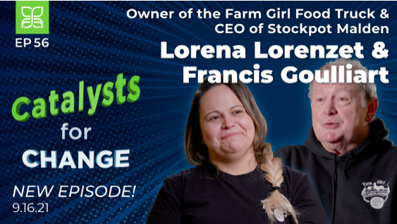 Catalyst for Change appearance with Lorena & Francis of Local Lunchbox